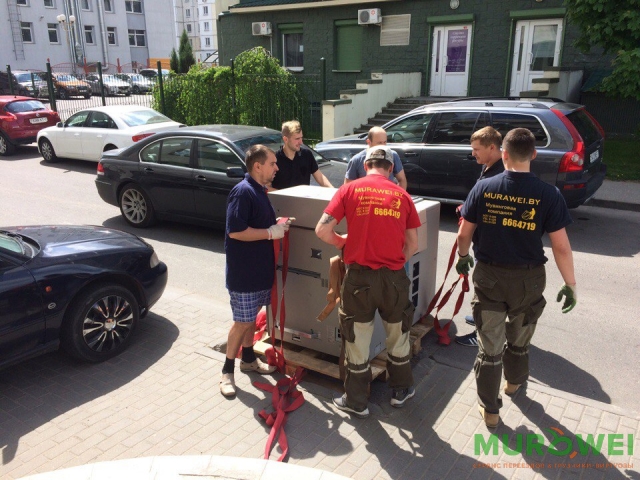 Подъем-спуск копировальной машины г.Минск