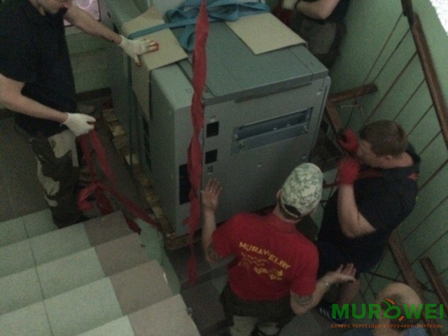 Подъем-спуск копировальной машины г.Минск