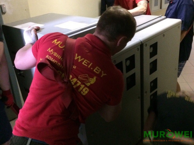 Подъем-спуск копировальной машины г.Минск