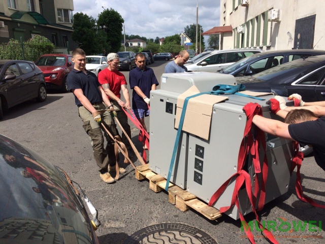 Подъем-спуск копировальной машины г.Минск