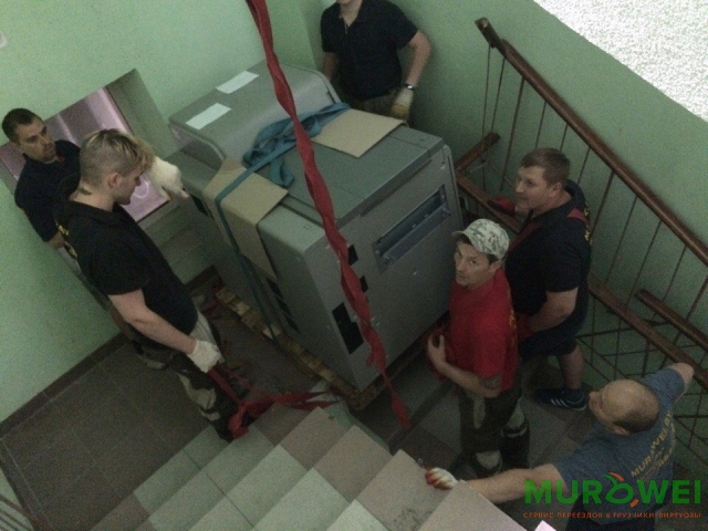 Подъем-спуск копировальной машины г.Минск