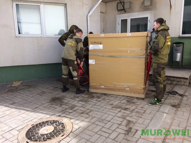 Подъем-спуск копировальной машины г.Минск