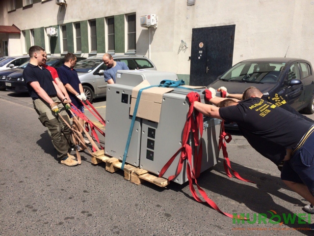 Подъем-спуск копировальной машины г.Минск