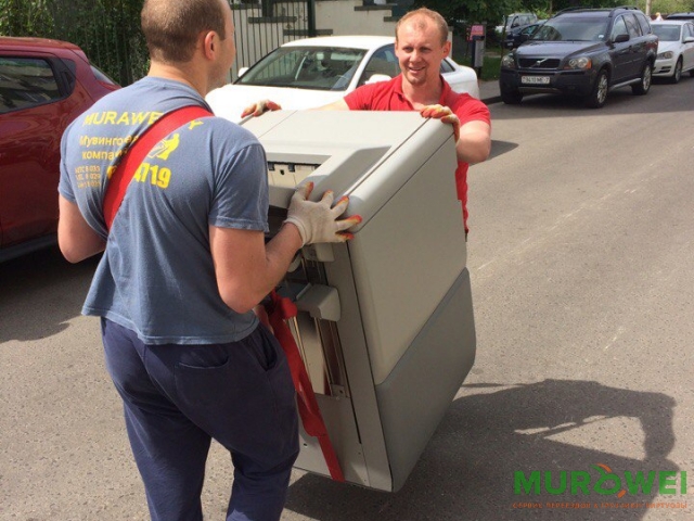 Подъем-спуск копировальной машины г.Минск