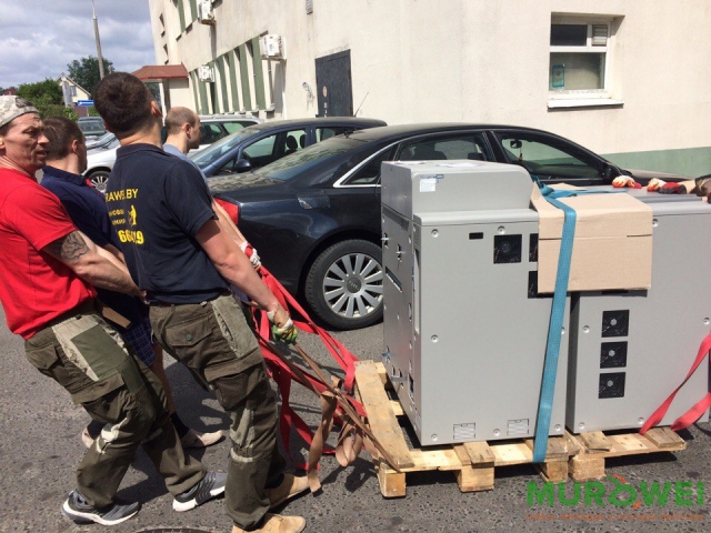 Подъем-спуск копировальной машины г.Минск