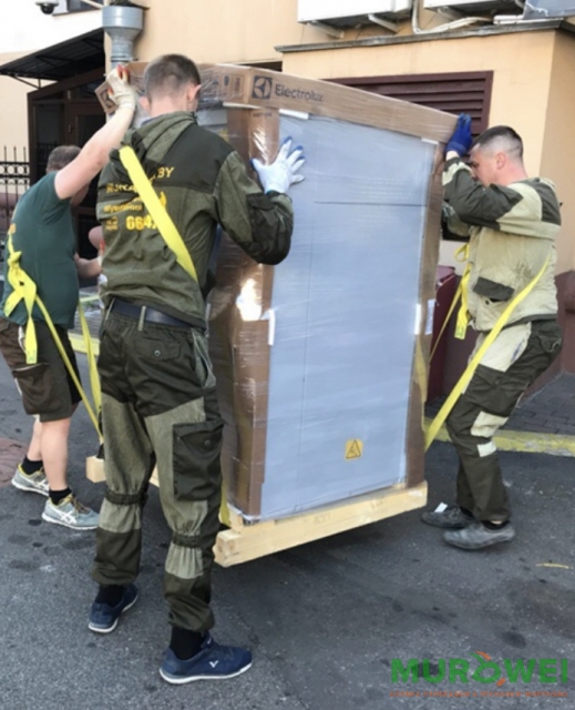 Перемещение стиральной машины вес 380 кг