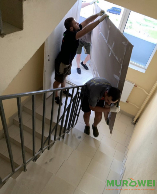 Подъём стеклопакетов стекла зеркал