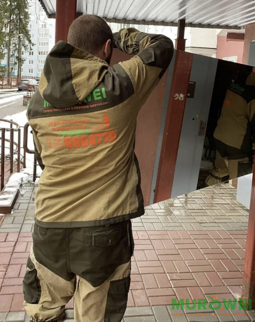 Подъём стеклопакетов стекла зеркал