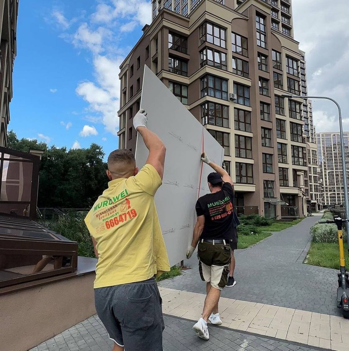 Нужно выполнить подъем крупноформатной или широкоформатной плитки в дом или квартиру в Минске