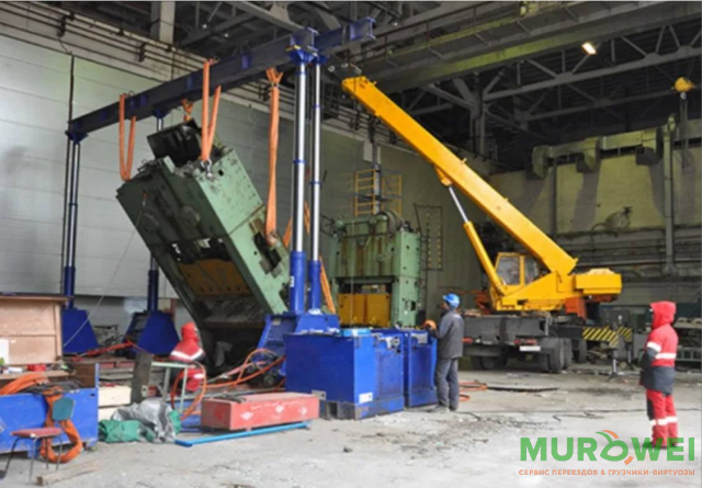 монтаж демонтаж листогибочного преса