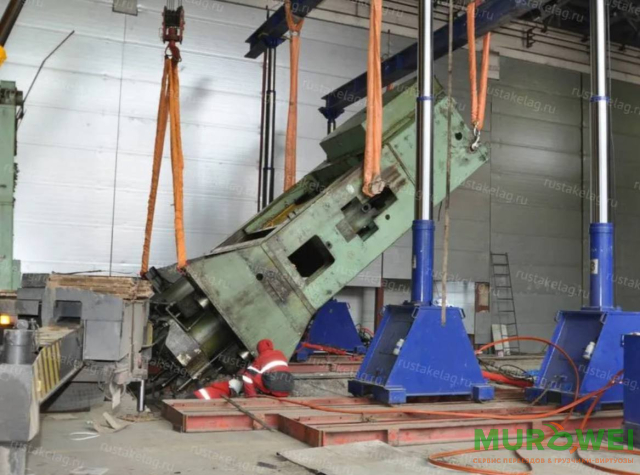 монтаж демонтаж листогибочного преса